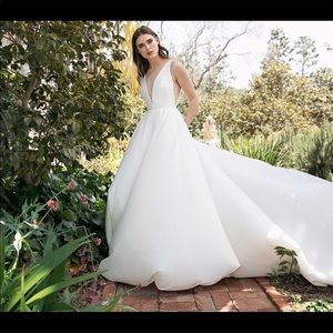 Jenny yoo Spencer taffeta gown , wedding dress